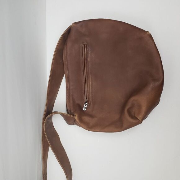 Maxx New york boho distressed brown leather purse - Picture 5 of 8